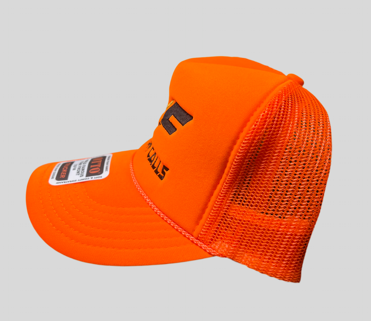 Orange ANF Custom Calls Otto Trucker Hat