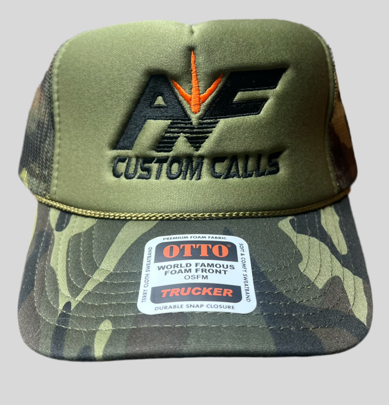 Camo ANF Custom Calls Otto Trucker Hat