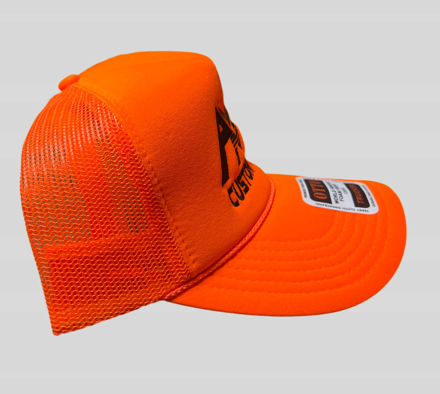 Orange ANF Custom Calls Otto Trucker Hat