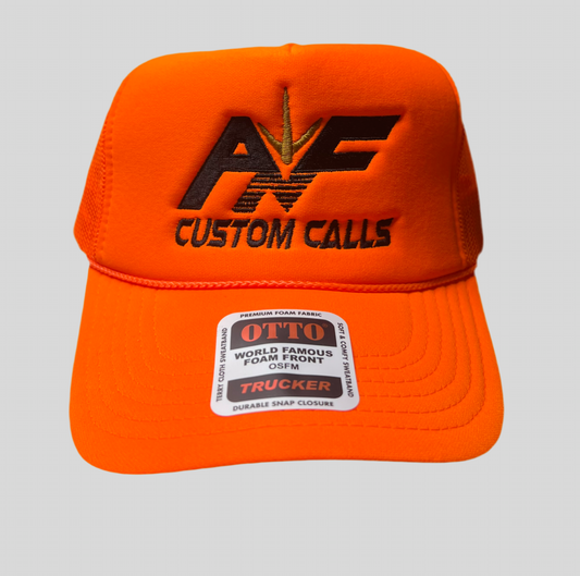 Orange ANF Custom Calls Otto Trucker Hat